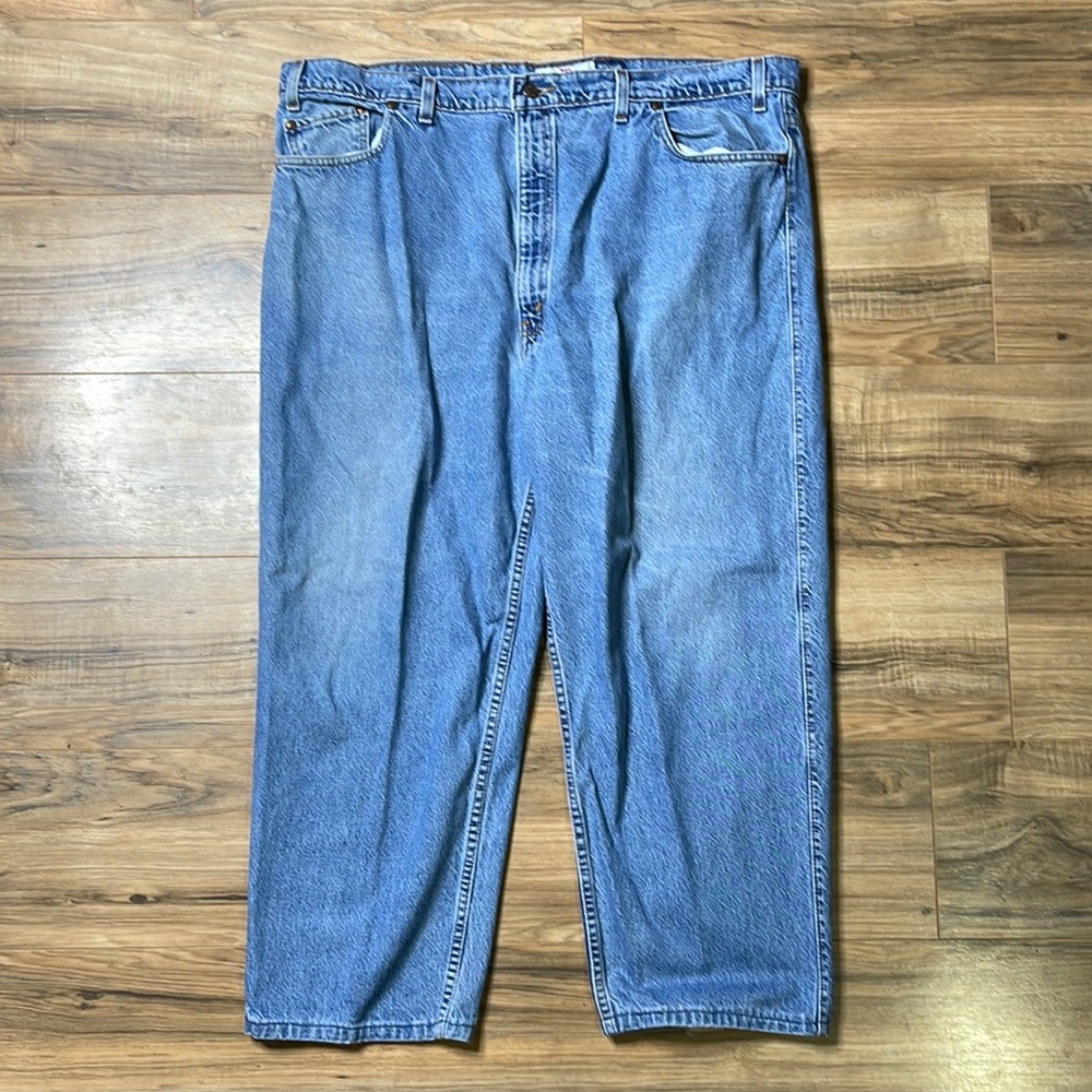 Vintage Men’s Levi’s Strauss Relaxed Fit 540 Orange Tab Denim Jeans 46 x 30